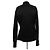 Autre Marque Camicia nera con bottoni argentati Nero - vista 2