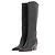 Ba&Sh Schwarze Lederstiefel mit Absatz