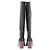 Ba&Sh Schwarze Lederstiefel mit Absatz - Ansicht 3
