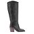 Ba&Sh Schwarze Lederstiefel mit Absatz - Ansicht 4