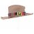Autre Marque Cappello in paglia beige NICK FOUGUET - vista 3