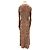 Autre Marque Vestido jaspeado de algodón beige RIXO - vista 2