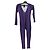 Autre Marque Mehrfarbiger Jumpsuit Lila