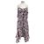 Autre Marque INTERMIX Blumenkleid aus Leinen Rosa Pink