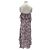 Autre Marque INTERMIX Blumenkleid aus Leinen Rosa Pink - Ansicht 2