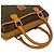 Céline Celine Vintage Macadam Blazon Pattern Handtasche Braun - Ansicht 4