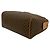Céline Celine Vintage Macadam Blazon Pattern Handtasche Braun - Ansicht 8