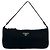 Borsa in nylon Tessuto con placca logo Triangle Prada Nero