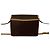 Céline CELINE Vintage Macadam Blazon Triomphe Logo Pattern Leder Schultertasche Braun - Ansicht 3