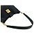Céline Celine Vintage Schultertasche aus Kalbsleder Schwarz - Ansicht 4
