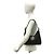 Fendi Vintage Zucca FF Pattern Schultertasche Braun Schwarz - Ansicht 2