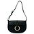 Borsa a spalla in pelle nera Loewe Nero