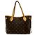 Borsa Tote Louis Vuitton Neverfull PM Monogram Leather Marrone