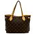Borsa Tote Louis Vuitton Neverfull PM Monogram Leather Marrone - vista 3