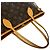 Borsa Tote Louis Vuitton Neverfull PM Monogram Leather Marrone - vista 4