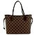 Borsa Tote Louis Vuitton Neverfull PM Damier Pattern Marrone