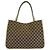 GUCCI GG Logo Horsebit Hardware Tote Bag Braun Beige - Ansicht 3