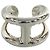 Hermès Osmo's GM Band Ring HERMES Silber