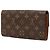 Cartera larga Sarah Monogram marrón Louis Vuitton Castaño - vista 2