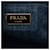 Borsa Prada Blue Small Denim Canapa Logo - vista 5