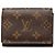 Tarjetero profesional Louis Vuitton Marrón Monogram Envelope Castaño