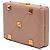 Clutch Valentino Roman Stud in pelle di vitello marrone con tracolla Carne - vista 2