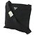 Borsa a tracolla in raso nero con zip Prada - vista 2