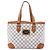 Louis Vuitton White Damier Azur Hampstead PM Bianco