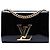 Louis Vuitton Black Vernis Louise Sliding Chain MM Nero