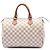 Louis Vuitton White Damier Azur Speedy 30 Bianco