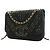 Chanel Black Small Chevron Sheepskin Subtle Flap Nero - vista 10