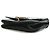 Chanel Black Small Chevron Sheepskin Subtle Flap Nero - vista 11