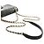 Chanel Black Small Chevron Sheepskin Subtle Flap Nero - vista 15