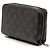 Louis Vuitton Black Monogram Eclipse Zippy XL Negro - vista 2