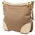 Bolso Bandolera Prada Brown Canvas Canapa Logo Castaño Marrón claro - vista 2