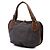 Céline Celine Carriage Tote aus grauer Canvas Braun Anthrazitgrau - Ansicht 2
