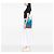 Céline Celine Blue Small vertikaler Cabas aus zweifarbigem genarbtem Kalbsleder Blau - Ansicht 6