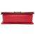 Chanel Boy Flap en piel de cordero perforada acolchada rojo old medium Roja - vista 3