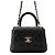 Coco Handle Borsa Chanel Black Extra Mini Quilted Caviar Coco Top Handle Nero