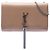 Saint Laurent Borsa a tracolla Kate Classic Monogram in pelle di vitello liscia marrone Medium Marrone chiaro