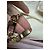 Louis Vuitton Pochette Monogram Empreinte Rose Rosa Bianco - vista 5