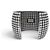NUOVO BRACCIALETTO BALENCIAGA GLAM STRASS CUFF TAGLIA S 15.5 ARGENTO - vista 3