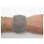 NUOVO BRACCIALETTO BALENCIAGA GLAM STRASS CUFF TAGLIA S 15.5 ARGENTO - vista 8