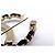 NEUER CHANEL LOGO CC BROSCHE STRASS LEDER VERFLECHTE KETTE GOLDTON METALL Golden - Ansicht 4