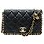 BORSA CHANEL CHAIN AROUND RABAT AS3468 PELLE CAVIAR MATELASSÉ NERO