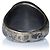 Maison Martin Margiela Maison Margiela, anello effetto hematite Argento Metallico - vista 5