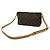 Borsa a tracolla Louis Vuitton Monogram Trotter Marrone - vista 2