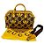 Borsa Spolverino Gucci x Adidas GG in pelle Giallo - vista 2