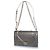 Christian Dior, borsa con patta Diorama metallizzata D'oro Metallico