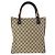 Borsa Tote Gucci Bamboo GG Canvas Marrone Beige